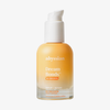 Abyssian Dream Bonds Bio-Emulsion in einer gelben Flasche mit weißem Pumpspender, abgebildet auf weißem Hintergrund.