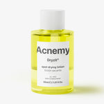 Die 30-ml-Flasche Dryzit® Spot Drying Lotion mit gelber Flüssigkeit vor weißem Hintergrund