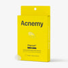 Gelbe Verpackung von Zitproof Spot von Acnemy, links davor ein transparenter runder Patch 