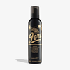 Schwarze Flasche von Bondi Sands Aero Self Tanning Foam Liquid Gold mit goldenen Akzenten, aufrecht stehend auf weißem Hintergrund.