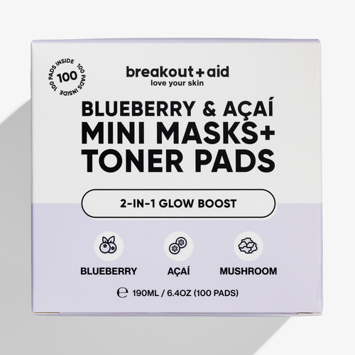 Blueberry & Açaí Mini Masks + Toner Pads
