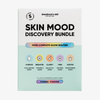 Skin Mood Discovery Bundle – rechteckige Schachtel mit fünf Gesichtsmasken mit den Aufschriften Hydrate, Brighten, Clarify, Firm und Soothe.