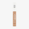Eine transparente Falsche Catrice Instant Bright Serum Concealer 015W mit weißem Deckel vor weißem Hintergrund.