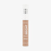 Eine transparente Falsche Catrice Instant Bright Serum Concealer 020W mit weißem Deckel vor weißem Hintergrund.