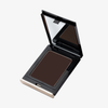 Danessa Myricks Beauty Balm Contour - offene Dose mit dunkelbraunem Puder und Spiegel, abgebildet auf weißem Hintergrund.