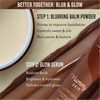 Das Danessa Myricks Beauty Yummy Skin Glow Serum bereitet die Haut vor und versorgt sie mit Feuchtigkeit. Es bildet die perfekte Grundlage, bevor der Blurring Balm Powder für ein ebenmäßiges, strahlendes Finish aufgetragen wird.