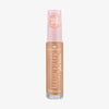Transparente Flasche MAGIC FILTER Glow Booster im Farbton 30 Medium/ Tan mit einem rosa Deckel mit der Aufschrift „Healthy Glow“.