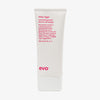 Weiße Tube Easy Tiger Smoothing Balm  von Evo mit humorvollten Produkttext vor weißem Hintergrund.