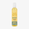 Eine Flasche Hair Syrup Growsmary Pre-Wash Oil in 300ml mit einem gelben Etikett und einem durchsichtigen Pumpverschluss.