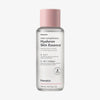 Mattierte transparente Flasche Real Complexion Hyaluron Skin Essence mit rosa Deckel auf weißem Hintergrund.