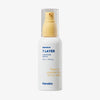 Weiße Flasche Seven Layer Ceramide Serum mit gelber Pumpe auf weißem Hintergrund.