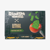 Dunkelgrüne Verpackung des Lethal Cosmetics The SpongeBob Movie Mr. Krabs' Wallet Blotting Paper Pack mit Grafiken von Scheinen und Münzen und dem Text "I Love Money".