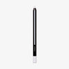 Schwarzer Crayon Make-up-Stift in der Farbe White (weiß) von LH Cosmetic auf weißem Hintergrund.