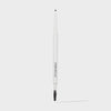 Weißer LH Cosmetics Infinity Brow Pen Almost Black; einer Bürste an einem Ende und einer Stiftspitze am anderen.