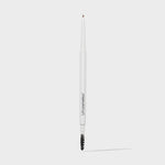 Weißer LH Cosmetics Infinity Brow Pen Taupe; einer Bürste an einem Ende und einer Stiftspitze am anderen.