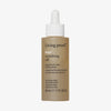 Beige 50-ml-Flasche Living Proof No Frizz Vanishing Oil mit einer weißen Tropfkappe.