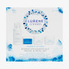 Verpackung des Lumene NORDIC HYDRA [LAHDE] Travel & Trial Set in weiß-blauem Desgin.