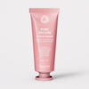 Eine rosafarbene Tube maria nila Booster Masque Pure Volume vor weißem Hintergrund.
