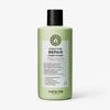 Eine grüne Flasche maria nila Structure Repair Conditioner mit schwarzem Deckel und detailiertem Etikett.