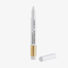 NABLA Cosmetics Cupids Arrow Longwear Stylo in Weiß mit goldenen Akzenten, abgebildet ohne Kappe mit der Kappe daneben.