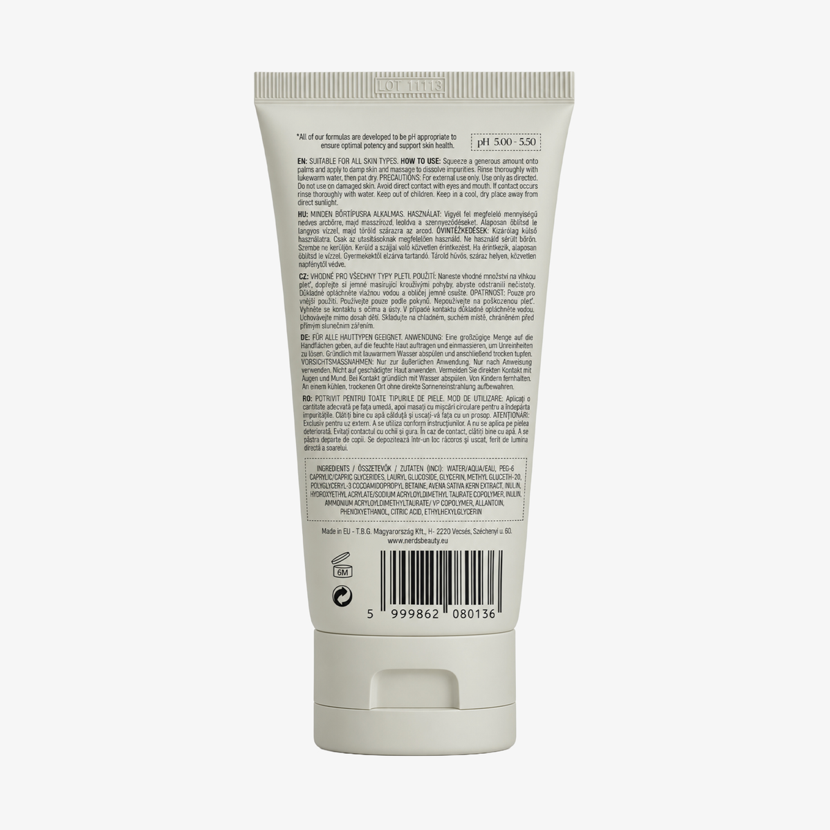 Colloidal Oatmeal Gentle Soothing Cleanser