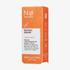 Orangefarbene Schachtel von Nø Cosmetics renew tøday Retinol Serum, 20 ml, vor weißem Hintergrund.