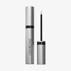 Silberne Tube des Original OLAPLEX® Lashbond Building Serum neben spitzem Applikator mit silbernem Deckel.