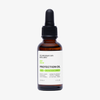 Eine braune Tropfflasche Hair Protection Oil von Scandinavian Biolabs ist vor einem weißen Hintergrund abgebildet.