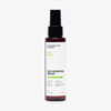 Eine braune Flasche Scandinavian Biolabs Sea Mineral Spray mit einem weißen und grünen Etikett auf weißem Hintergrund.