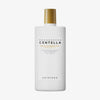Eine weiße Flasche Madagascar Centella Air-Fit Suncream Plus mit goldenem Deckel.