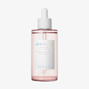 Eine transparente Tropfflasche SKIN1004 Madagascar Centella Poremizing Fresh Ampoule enthält eine hellrosa Flüssigkeit.