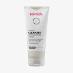 Eine Tube Clean365 Concentrated Lotion für trockene Haut, als vegan gekennzeichnet und recycelbar.