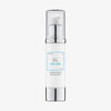 Klare 50-ml-Flasche Cica-Cera Supercharged Rescue Cream mit Pumpspender und silbernen Akzenten.