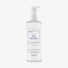Transparente Pumpflasche Melt Milk Cleansing Milk mit einer feuchtigkeitsspendenden und beruhigenden Formel mit geometrischem Design.