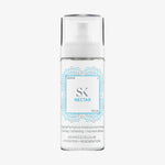 Weiße Sprayflasche mit transparentem Deckel und blauem Muster, Aufschrift: „SK Nectar – High performance moisture lock toner – 150 ml“.