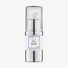 Eine 19 ml-Flasche der Sphynx Damage Repair-Augencreme in Weiß und Silber mit durchsichtiger Kappe.