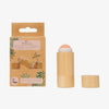 Der Bamboo Volcanic Oil Absorbing Roller wird in einer umweltfreundlichen Kartonverpackung mit Blattillustrationen geliefert.