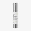 Silberne Flasche des Serums „VT Cosmetics Vt Reedle Shot 50“ mit einem weißen Etikett und schwarz-grünem Text auf weißem Hintergrund.