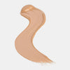 Cremiger Farbstreifen des Catrice Instant Bright Serum Concealers in der Farbe 015W (warmes Beige) auf heller Oberfläche.