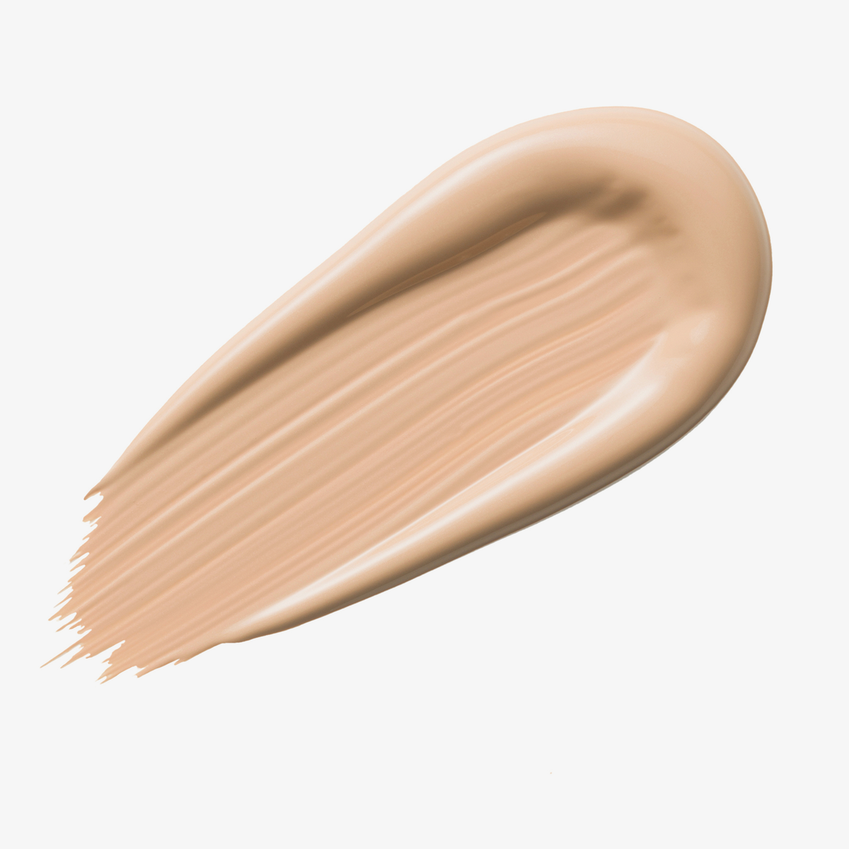 Beiges Farbmuster des Yummy Skin Serum Tint 3.5 auf weißem Hintergrund.