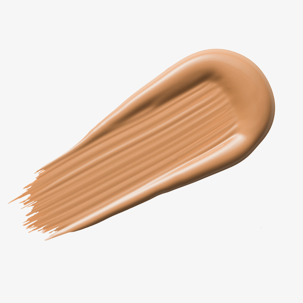 Warmbeiges Farbmuster des Yummy Skin Serum Tint 6 vor weißem Hintergrund.
