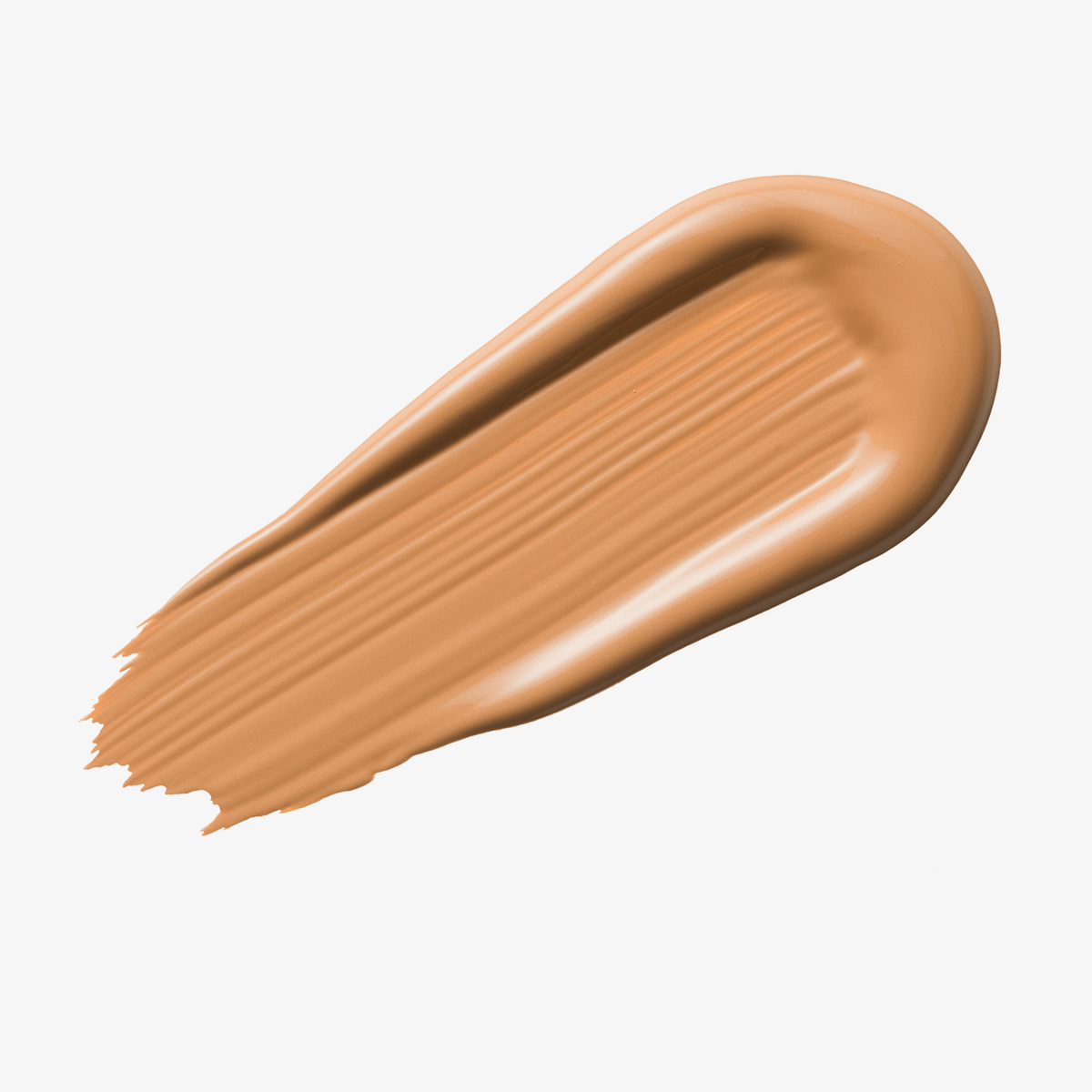 Warmes dunkelbeiges Farbmuster des Yummy Skin Serum Tint 7 auf weißem Hintergrund.
