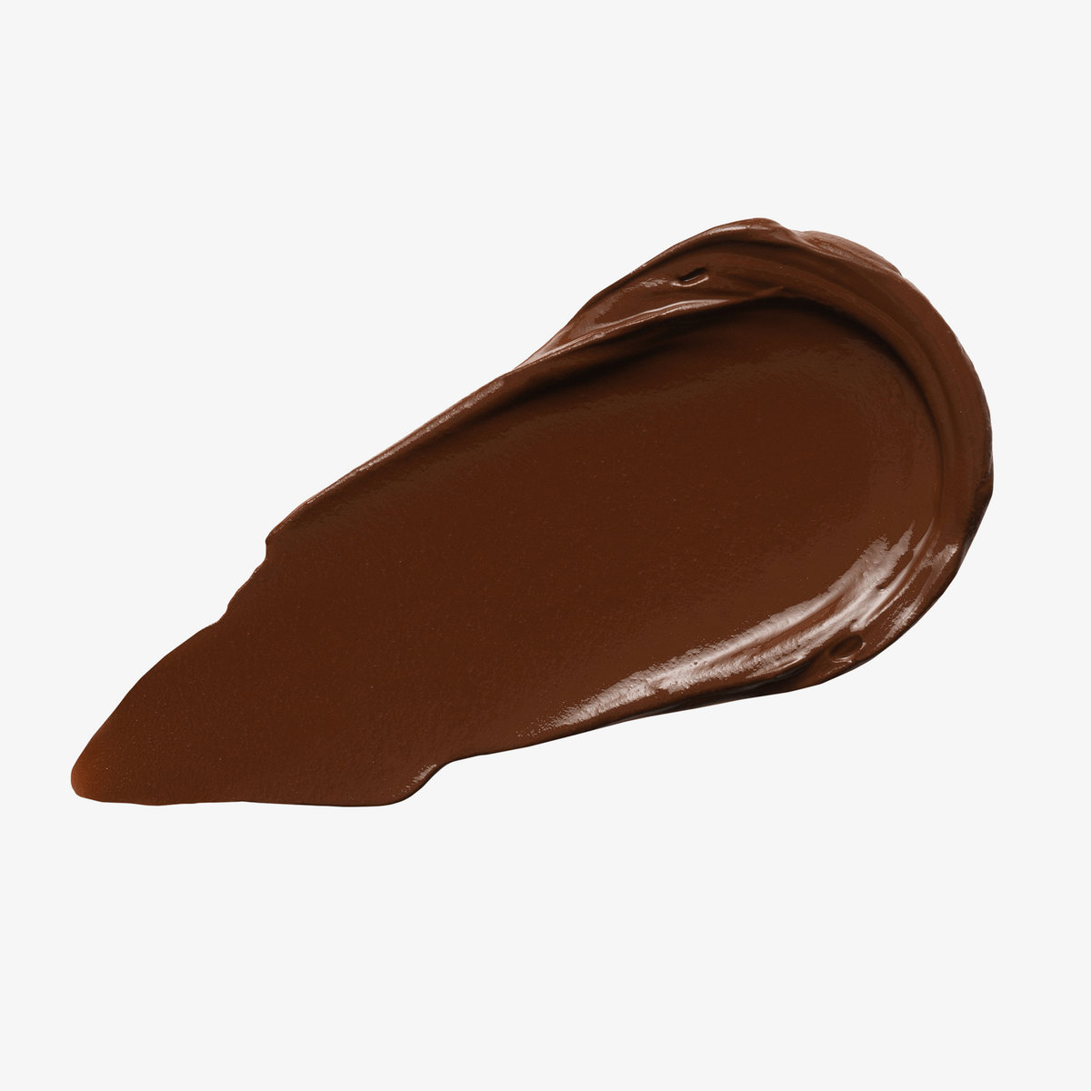 Runde geöffnete bronzefarbene Dose des Yummy Skin Powder vor einem Farbstreifen der Shade 10.