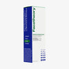 Blau-weiße Verpackung der Peptide Firming Eye Cream mit grünem Text auf weißem Hintergrund.
