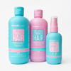 Das Volume & Growth Elixir Bundle enthält drei Hairburst-Haarprodukte; Shampoo und Conditioner For Longer Stronger Hair und das Volume Growth Elixir.