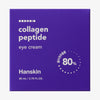 Lilafarbene Schachtel Collagen Peptide Eye Cream mit weißer Schrift vor weißem Hintergrund.