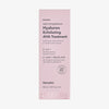 Rosafarbene Schachtel Hanskin Real Complexion Hyaluron Exfoliating AHA Treatment mit Produktdetails.