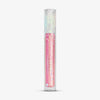 Transparente Tube PIXELED™ Lip Gloss Patch von Lethal Cosmetics mit pink glitzerndem Inhalt vor weißem Hintergrund.