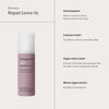 Eine Flasche Living Proof Restore Repair Leave-In neben Vorteilen der enthaltenen Inhaltsstoffe.