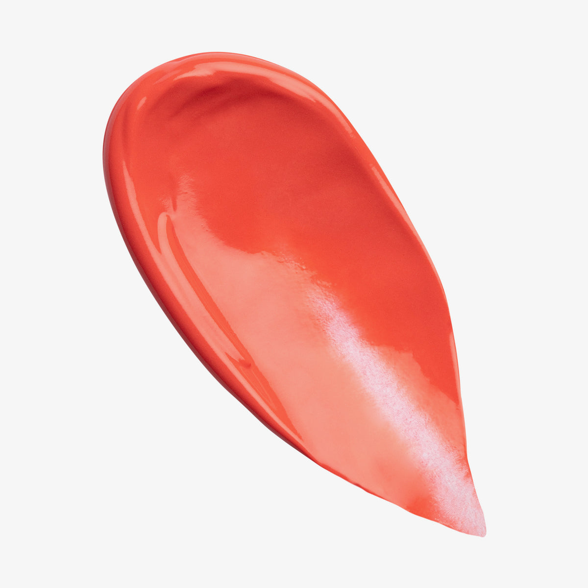 Glänzender korallroter Farbstreifen des Lumene NATURAL GLOW Skin Tone Perfector Coral Blush.